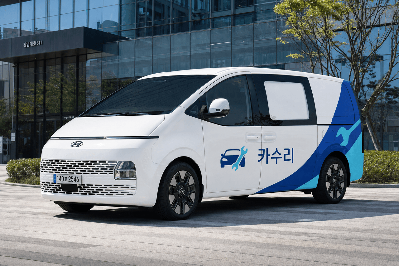 카수리 출장정비 서비스 차량