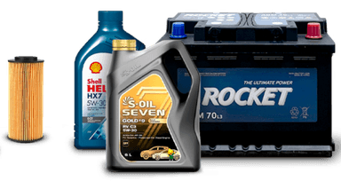 엔진오일과 배터리